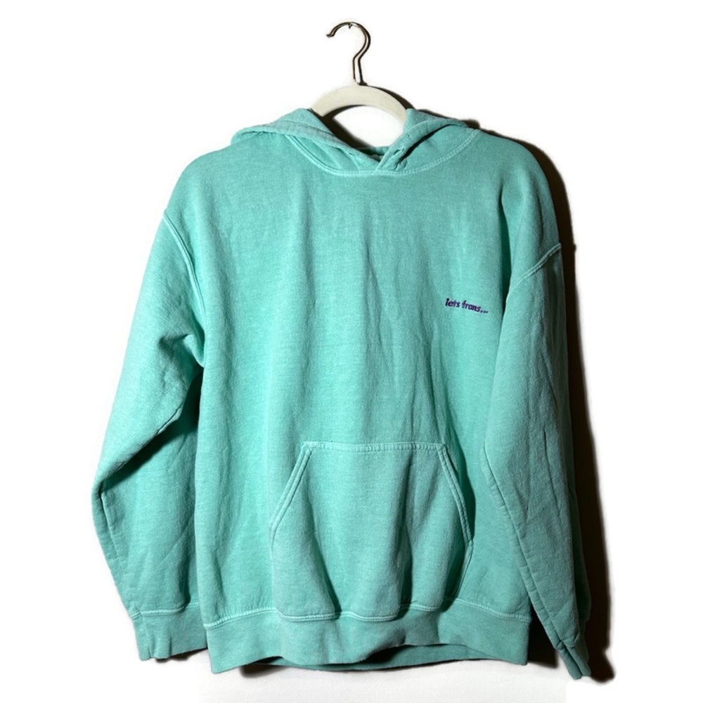 Iets Frans Urban Outfitters Mint Green Hoodie Size Small - Picture 2 of 6